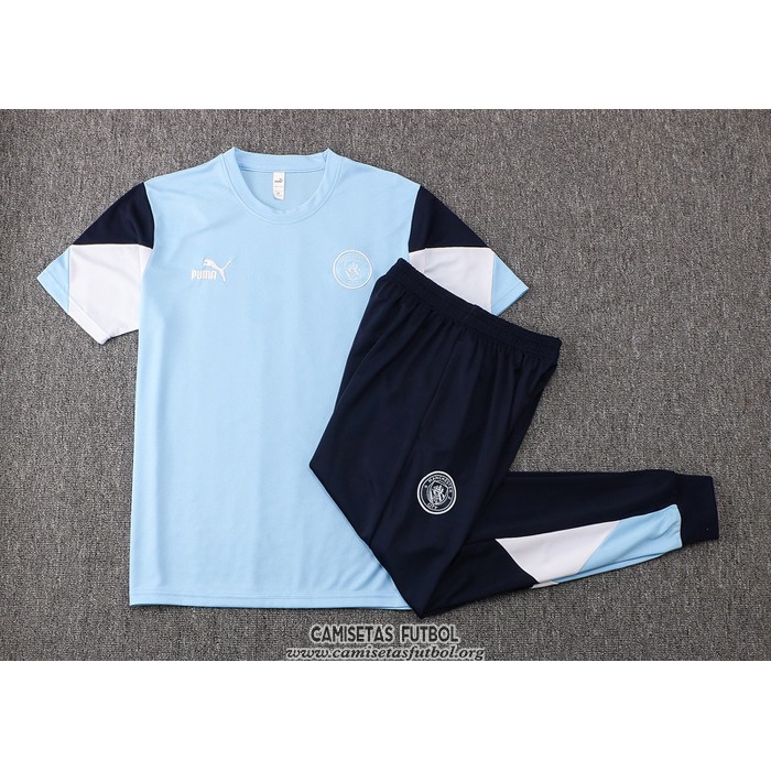 Chandal del Manchester City Manga Corta 2021/2022 Azul